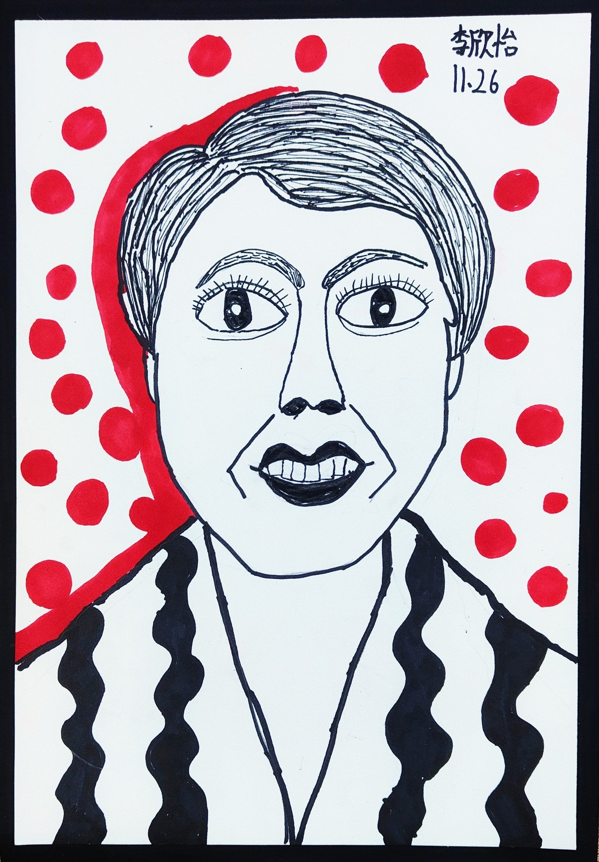 人物肖像照片写生