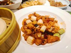 宫爆鳕鱼粒-宝轩渔府·老字号海鲜·正宗津菜(水上店)