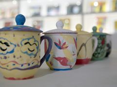 游客手绘-醴陵瓷谷DIY陶吧