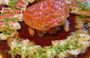 Ancient Method Steamed Long-legged Crab with Minced Pork