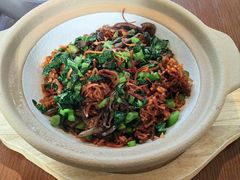鸡枞菌油菜饭片-自如ZSPACE四合院艺术餐厅