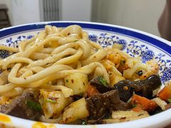 牛肉干拌拉条子-马振面(小皮院店)