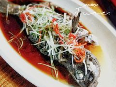 清蒸黑头鱼-大锅强·蒸海鲜青岛菜(吾悦广场店)