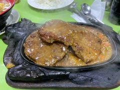 铁板西冷牛扒-胜利茶餐室