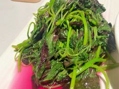 清炒红苋菜-小河盐帮·私家菜·烤鸭(三元桥·霄云路店)
