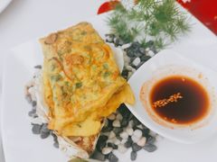 蛋香小葱煎生蚝-梧桐