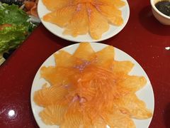 三文鱼刺身-三文彩虹鳟鱼庄
