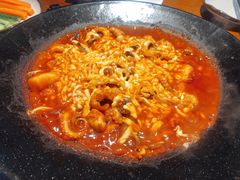 八爪鱼微辣-红辣椒八爪鱼特色韩国料理