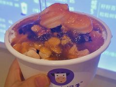 黄桃刨酸奶-一只酸奶牛(八一路店)