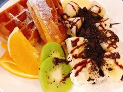 香蕉巧克力水果松饼-仙踪林(江燕路万科里店)