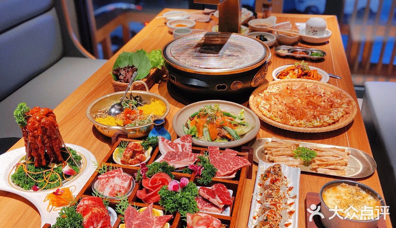 沈阳探店｜盛金山炭火烤肉，日式九宫格高颜值超好吃！