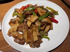 菌菇香猪肉片-敏珠拉姆藏餐·南京厨房(富春江东街店)