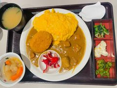 咖喱蛋包饭定食-dodonpa.墩墩伐 便当食堂(博华广场店)