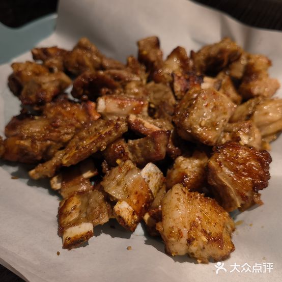 163炭火烤羊腿
