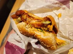 激辣肥汁风味鸡腿汉堡-麦当劳(无锡永乐店)