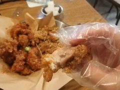 炸鸡翅一半一半-富乐满韩国正宗炸鸡韩国料理(虹泉路店)