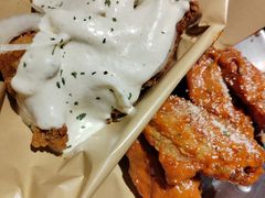 炸鸡一半一半-富乐满韩国正宗炸鸡韩国料理(虹泉路店)