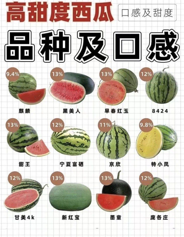 高甜度西瓜品种