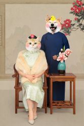 -时光纪亲子全家福照相馆(静安店母女写真父母纪念照)