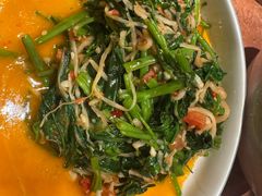 酸笋炒空心菜-浩海火燒雲傣家菜(芮欧百货店)