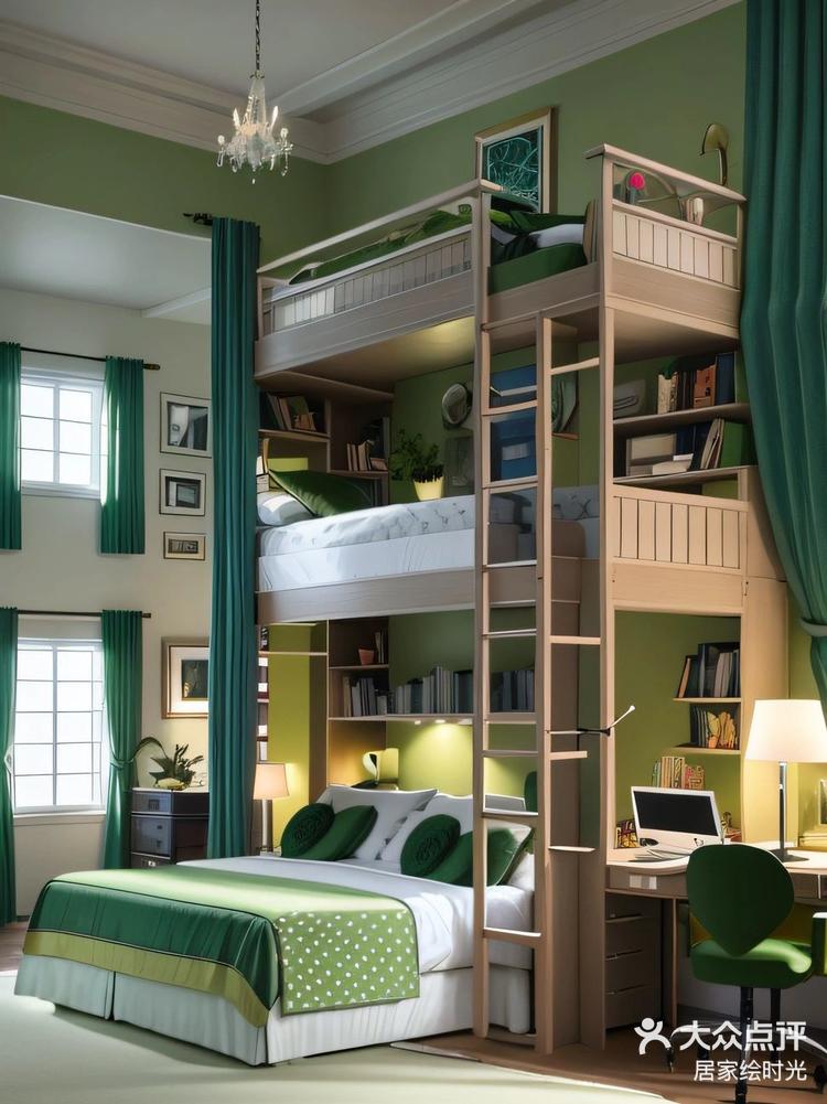 炸裂的四层宿舍床这要怎么睡?-大众点评