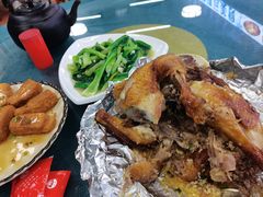 -古榕农庄·桑拿簸箕菜·招牌泥焗鸡(清远长隆店)