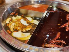 艳红酸辣三拼锅-陈艳红火锅菜·冒菜(簋街店)