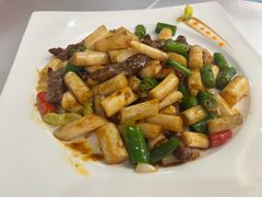 藕尖炒牛肉-东江海鲜酒家(艺都分店)