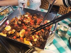 铁板牛肉-昱龙大盆牛蛙馆(三兴街总店)