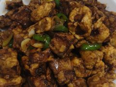 尖椒炒茄丁-乐乐餐厅(湘子庙街店)