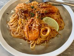 鲜虾浓汁天使面-The Rug Cafe(王府中环店)