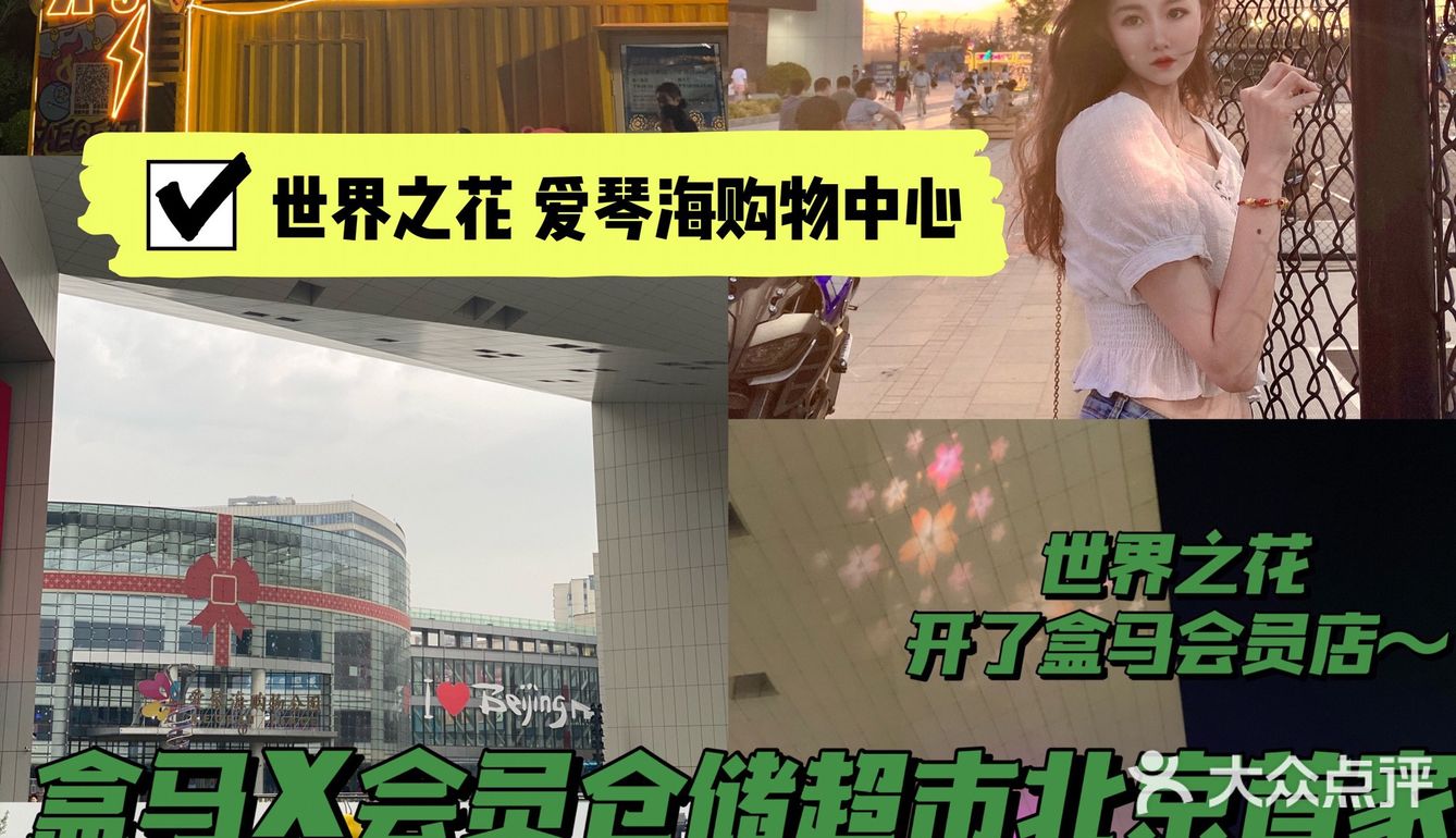 世界之花店还存活着，开了盒马首家北京X会员仓储超市店