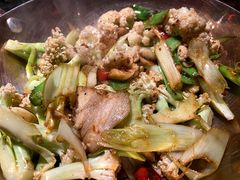 干锅有机花菜-绿茶餐厅(蓝色港湾店)