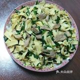 仙女小厨房~猪肉韭菜炒豆皮