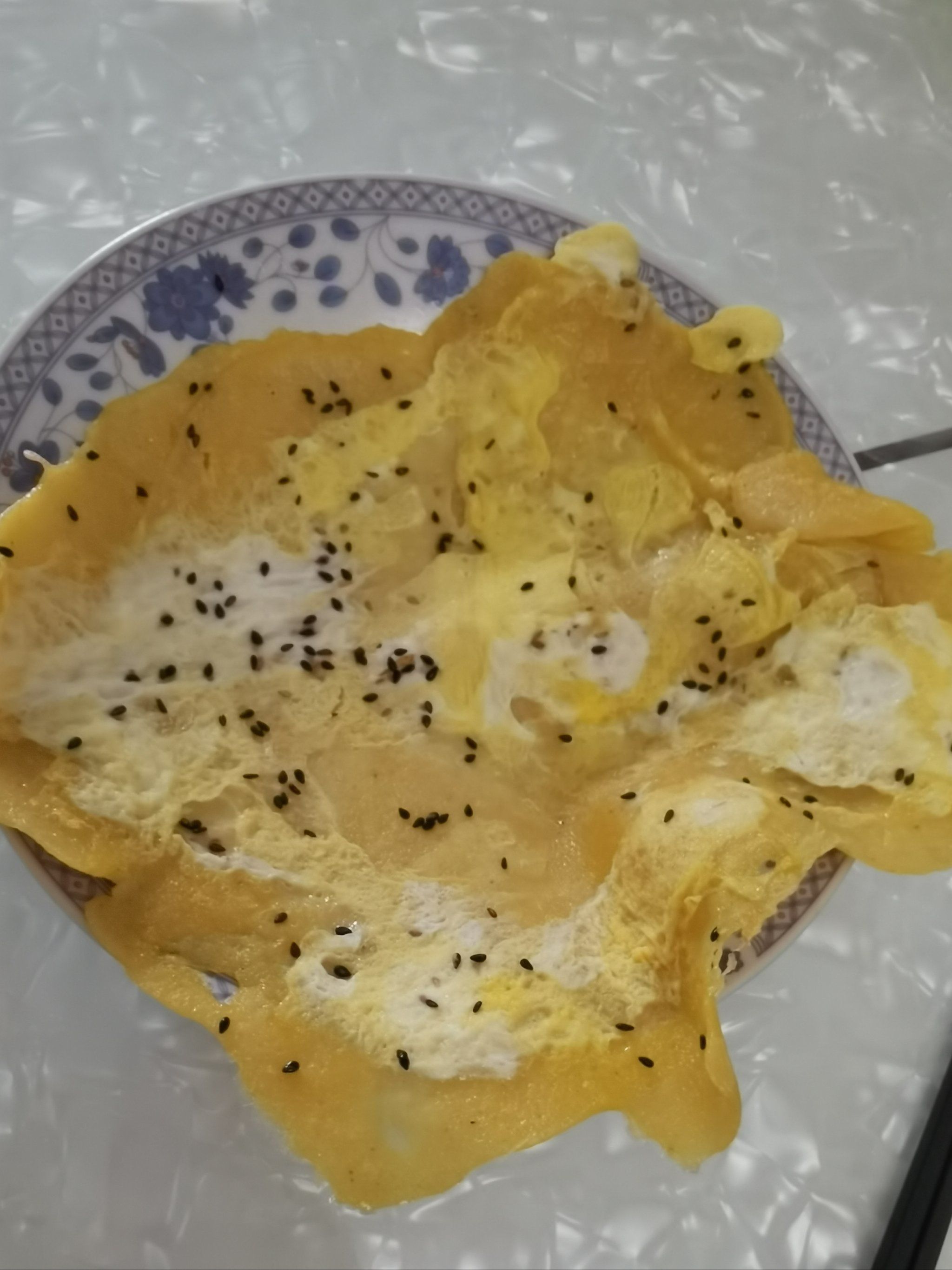 玉米面鸡蛋饼