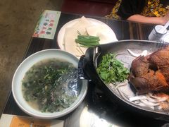 苋菜煮皮蛋-微食·原产地湘菜