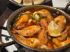 橄榄油蒜香煎虾-庐灶江南·江南菜·四合院Bistro(东直门雍和宫·原华侨宾馆店)