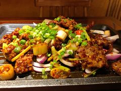 葱椒爆牛肉-绿茶餐厅(华联万柳店)