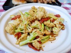拍蒜培根啫啫有机菜花-让我们见个面(祥云小镇店)