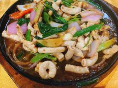 铁板生肠-长坦新鲜猪什夜宵广场