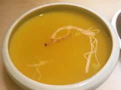 鸡汁三丝汤-绿茶餐厅(西单老佛爷店)