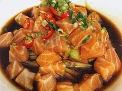 涝汁三文鱼-小郭私房菜·海肠捞饭店(学士街店)