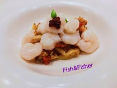 蟹粉河虾仁-新光酒家·河豚·海鲜·蟹料理(浦东店)