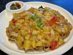 酸菜茄条扒莜面-紫泥369粗粮季(鼓楼店)