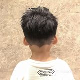 小男神的飞机头