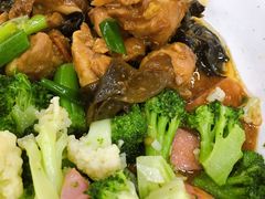 西蓝花炒火腿-北京大学-燕南食堂