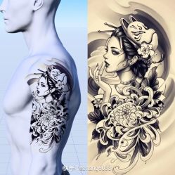 -组合纹身穿孔纹眉TATTOO