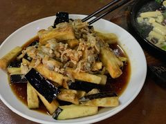 蛤蜊肉拌茄子-华春餐馆(鱼山路店)