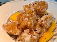 芒果芥末虾球-园里前·私厨·福建菜(台江万达店)