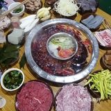 今晚吃撑了,火锅太过瘾啦!